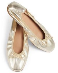 LK Bennett - Trilly Metallic Ballet Flat - Lyst