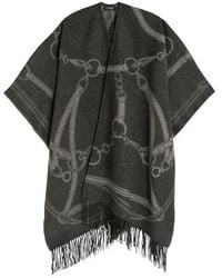 ZZDNU Lauren Ralplh Lauren - Knit Poncho - Lyst
