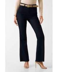 Guess - Belle High Waist Flare Leg Jeans - Lyst