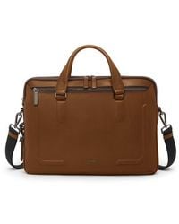 Tumi - Harrison Sycamore Slim Leather Briefcase - Lyst