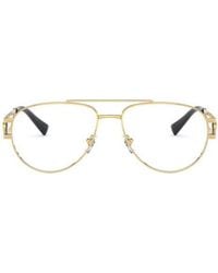 Versace - 57Mm Aviator Optical Glasses - Lyst