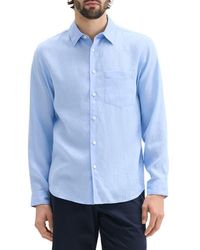 Theory - Irving Solid Linen Button-Up Shirt - Lyst