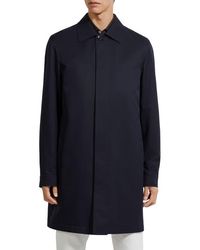 ZEGNA - Water Repellent Microfiber Twill Raincoat - Lyst