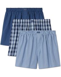 Tommy John - Assorted 3-Pack Woven Cotton Boxers - Lyst