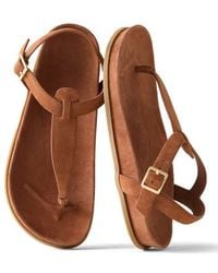Haven Well Within - Suede Thong Sandals - Lyst