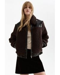 H&M - Teddy Jacket - Lyst