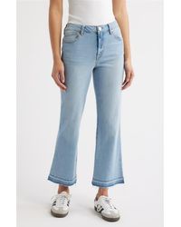 1822 Denim - Release Hem High Waist Demi Bootcut Jeans - Lyst