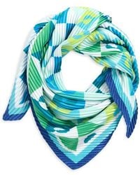 Echo - Mosaic Geo Pleated Diamond Scarf - Lyst