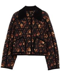 Burberry - Crop Quilted Nylon Floriston Jacket - Lyst