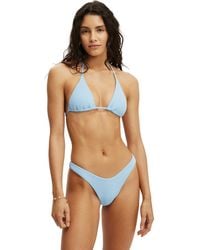 Cotton On - String Triangle Bikini Top - Lyst