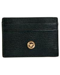 Versace - Medusa Leather Card Case - Lyst