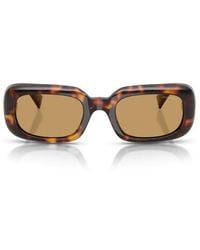 Miu Miu - 52Mm Rectangular Sunglasses - Lyst