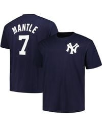 Men's New York Yankees Aaron Judge Majestic Navy Big & Tall Name & Number  Player T-Shirt