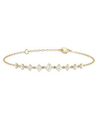 Everlee - Starlight Graduated Chain Bracelet Lab Diamond - Lyst