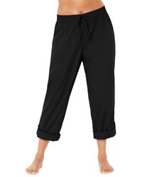 Swim 365 - Taslon Cover Up Roll-Up Pant - Lyst