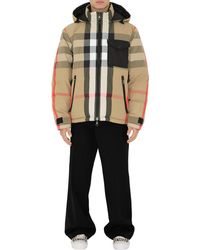 Burberry - Reversible Check Puffer Jacket - Lyst