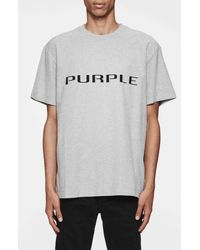 Purple Brand - Textured Jersey Logo Graphic T-shirt - Lyst