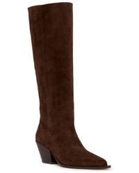 PAIGE - Lillian Pointed Toe Knee High Boot - Lyst