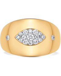 Sara Weinstock - Aurora Marquise Diamond Signet Ring - Lyst