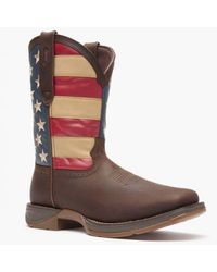 Durango - Patriotic Pull On Western Flag Boot - Lyst