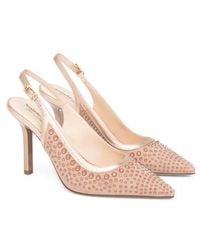 Nero Giardini - Embellished Slingback Pointed Toe Pump - Lyst