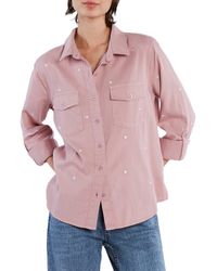 Billy T - Pretty Stars Embroidered Button-Up Shirt - Lyst