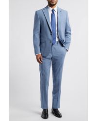 Jack Victor - Esprit Mixy Check Stretch Wool Suit - Lyst