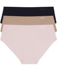 DKNY - Litewear Cut Anywhere Assorted 3-pack Hipster Briefs - Lyst