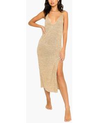 Beach Bunny - Golden Girl Maxi Dress - Lyst