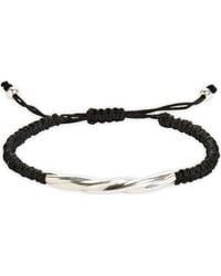 Caputo & Co. - Twisted Tube Macramé Slider Bracelet - Lyst