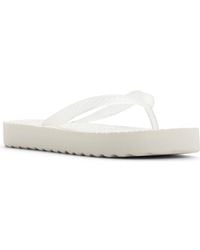 Roxy - Beach Up Platform Flip Flop - Lyst