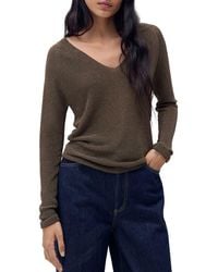 Mango - Metallic Sweater - Lyst