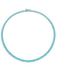 Native Gem - Symphony Teardrop Tennis Necklace - Lyst