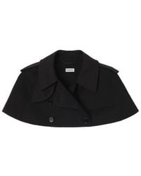 Burberry - Gabardine Trench Capelet - Lyst
