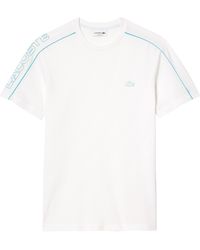 Lacoste - Shoulder Logo T-shirt - Lyst