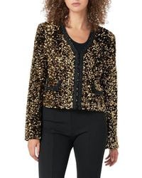 Endless Rose - Sequin Padded Shoulder Jacket - Lyst