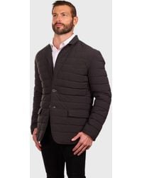 Perry Ellis - Tech Stretch Quilted Blazer Jacket - Lyst