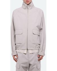 Helmut Lang - Twill Crop Utility Jacket - Lyst