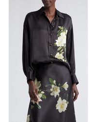 Zimmermann - Harmony Floral Print Silk Button-up Shirt - Lyst