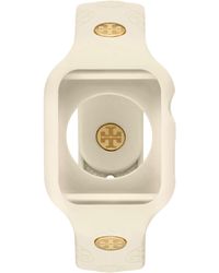 Tory Burch - The T Monogram Silicone 20mm Apple Watch Watchband - Lyst