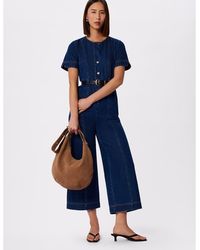 Whistles - Button Down Jumpsuit - Lyst