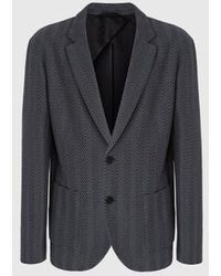 Missoni - Single-Breasted Jacket With Zigzag Pattern - Lyst