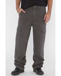 Guess - Go Ripstop Panel Mid Rise Cargo Pants - Lyst