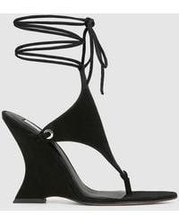 Naked Wolfe Fantastic Wedges in White | Lyst