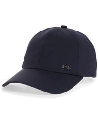 BOSS - Zed Performance Virgin Wool Blend Baseball Cap - Lyst