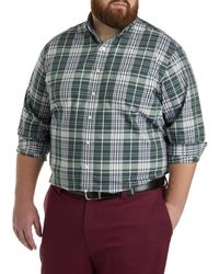 Oak Hill by DXL - Big & Tall Large Plaid Sport Shirt - Lyst