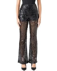 Endless Rose - Sequin Flare Pants - Lyst