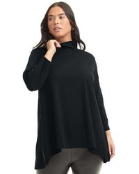 June + Vie - One+Only Mock-Neck Tunic - Lyst