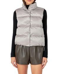 Endless Rose - Cropped Puffer Vest - Lyst