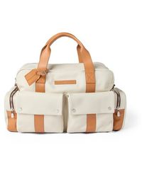 Brunello Cucinelli - Calfskin And Cowhide Duffle Bag - Lyst